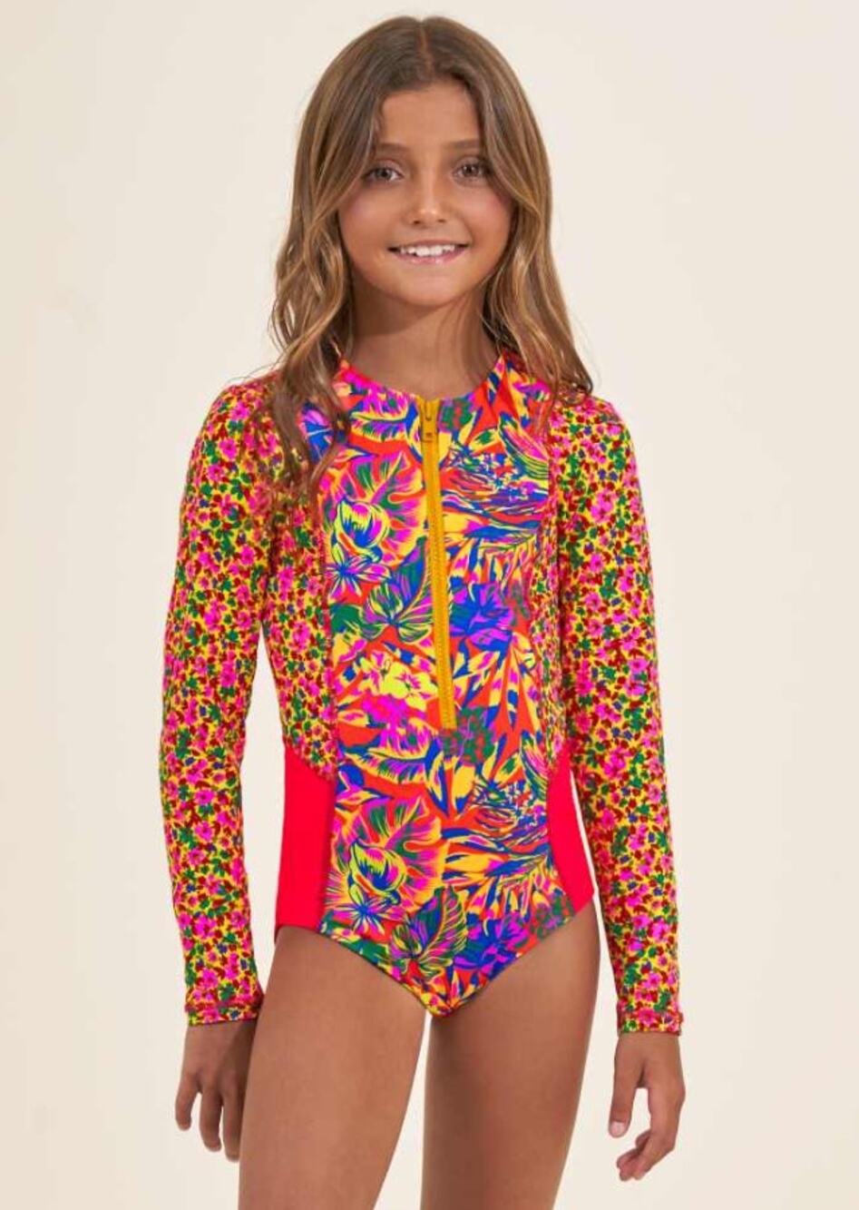 MAAJI Girls Miku Reversible Long Sleeve One Piece Size 12 Pink Amazonas NWT